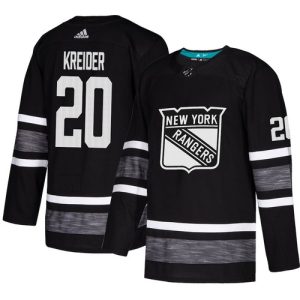 New York Rangers Trikot #20 Chris Kreider Schwarz 2019 All-Star Game Parley